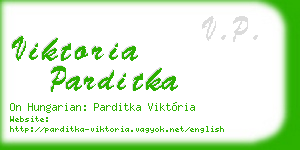 viktoria parditka business card
